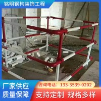 加粗加厚立桿防護(hù) 工地臨時樓梯扶手防護(hù) 建筑臨邊防護(hù)樓梯護(hù)欄