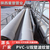 聯(lián)塑PVC波紋管upvc雙壁波紋管PVC-U排污水管通訊電纜保護(hù)管